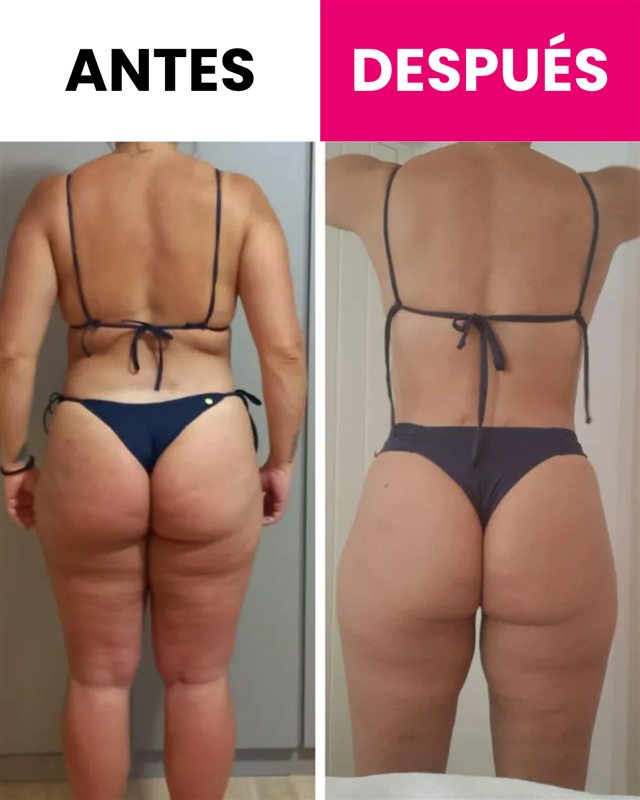 Antes y después de alumna