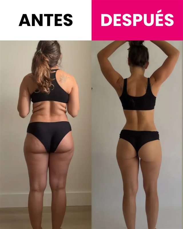 Antes y después de alumna